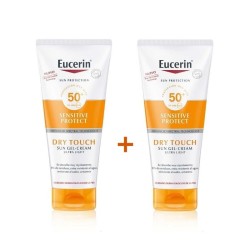 Eucerin Protector Solar SPF50+ Gel Crema Dry Touch Toque Seco 200 ml + 200 ml Duplo Promoción