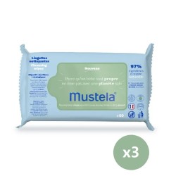 Mustela Toallitas Limpiadoras Aguacate Bio Triplo 180 Unidades