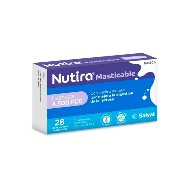 Nutira Masticable sin lactosa 28 comprimidos