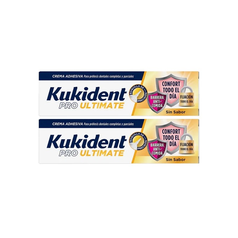 KUKIDENT Pro Ultimate Sin Sabor 40g + 40g Duplo Promocion