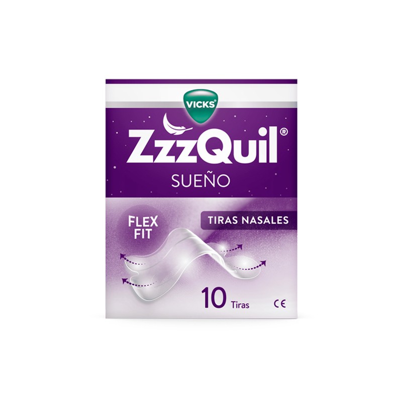 Zzzquil Sueño Tiras Nasales 10 Unidades