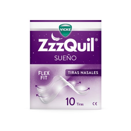 Zzzquil Sueño Tiras Nasales 10 Unidades