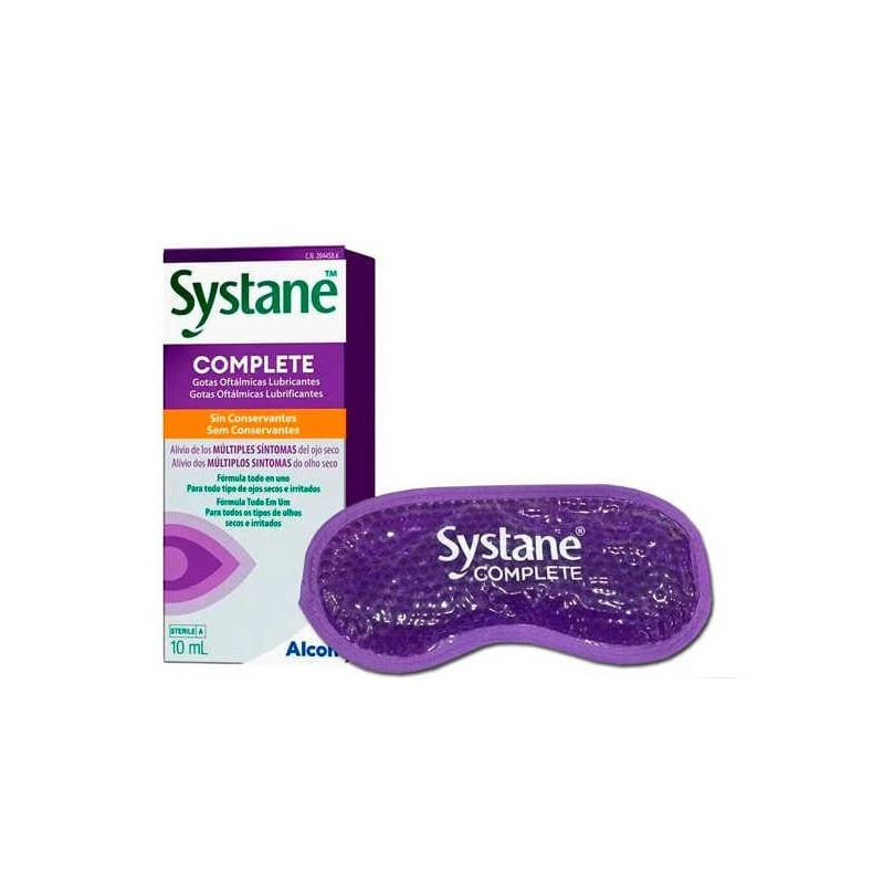 Systane Complete 10 ml + Antifaz Ocular Frio Calor