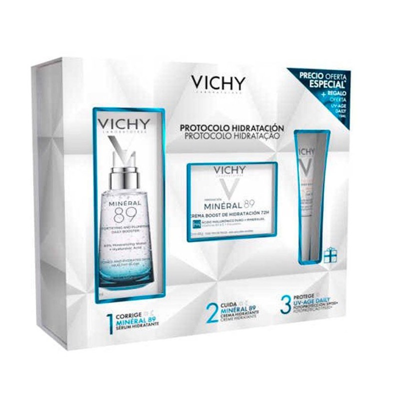 Vichy Cofre Serum Mineral 89 + Crema Mineral 89 50 ml + Capital Soleil 15 ml