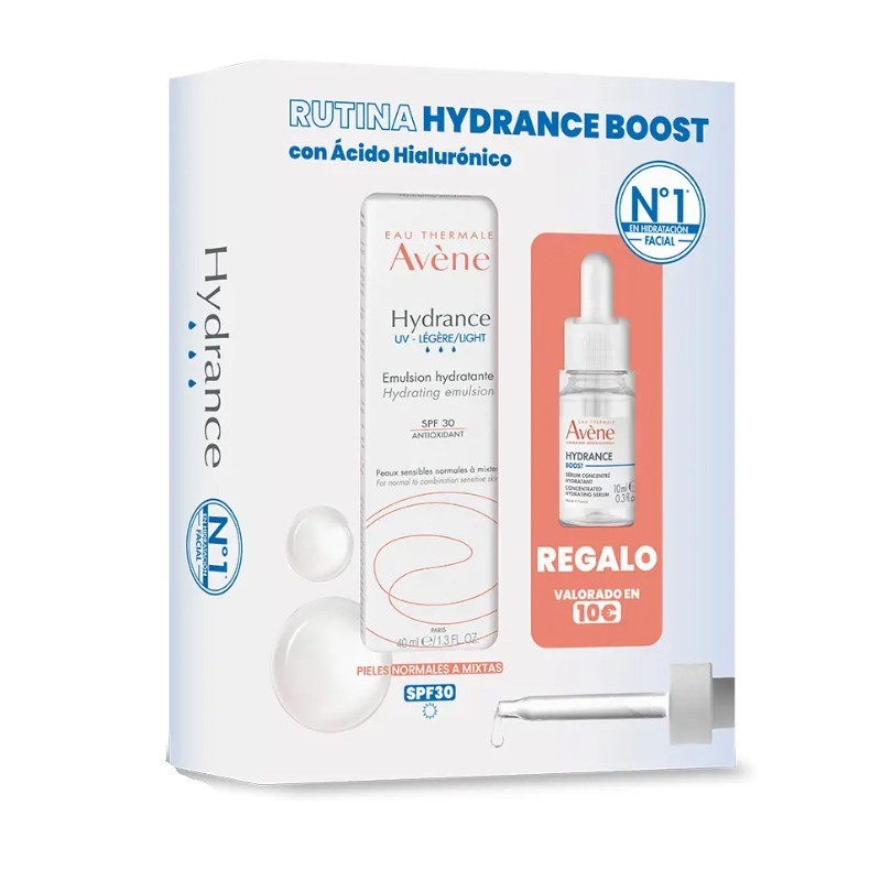 Avene Pack Hydrance Emulsión Ligera Uv Spf30 40ml + Hydrance Boost Sérum Hidratante Concentrado 10ml