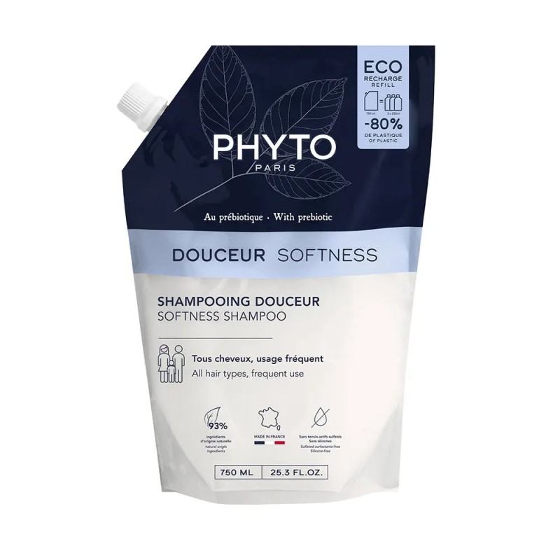 Phyto Recambio de champú Suavidad 750 ml