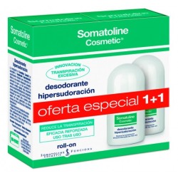 Somatoline Desodorante Hipersudoración Roll-on 30ml Duplo