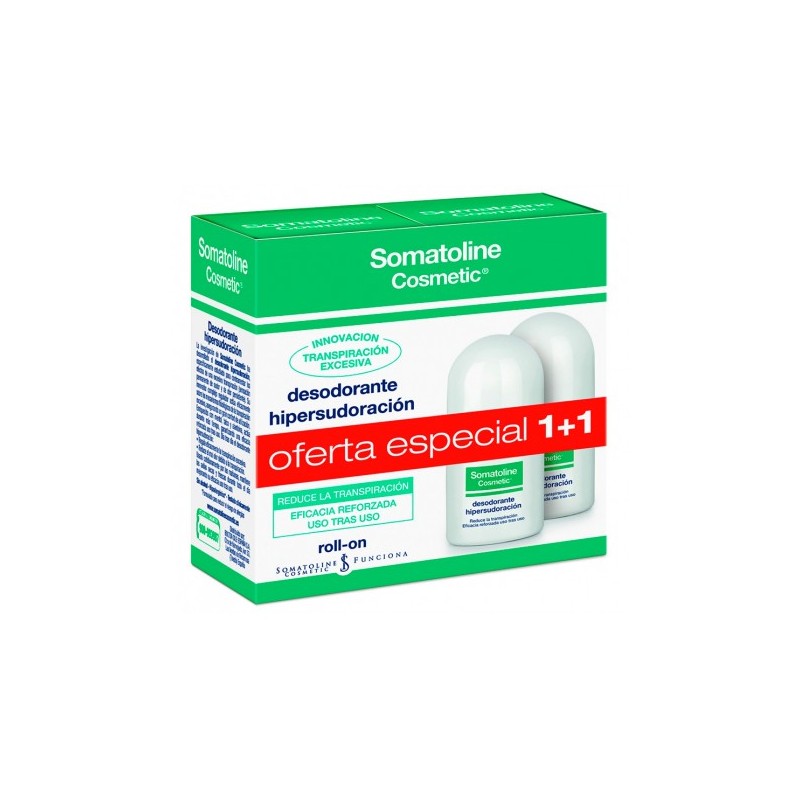 Somatoline Desodorante Hipersudoración Roll-on 30ml Duplo