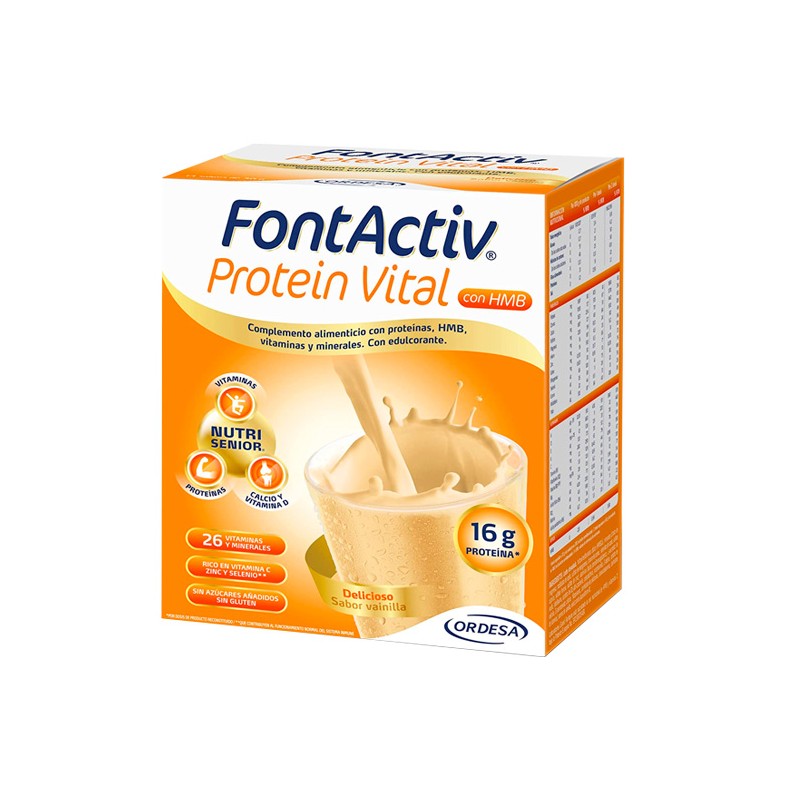 Fontactiv Protein Vital Vainilla 14 Sobres 30g