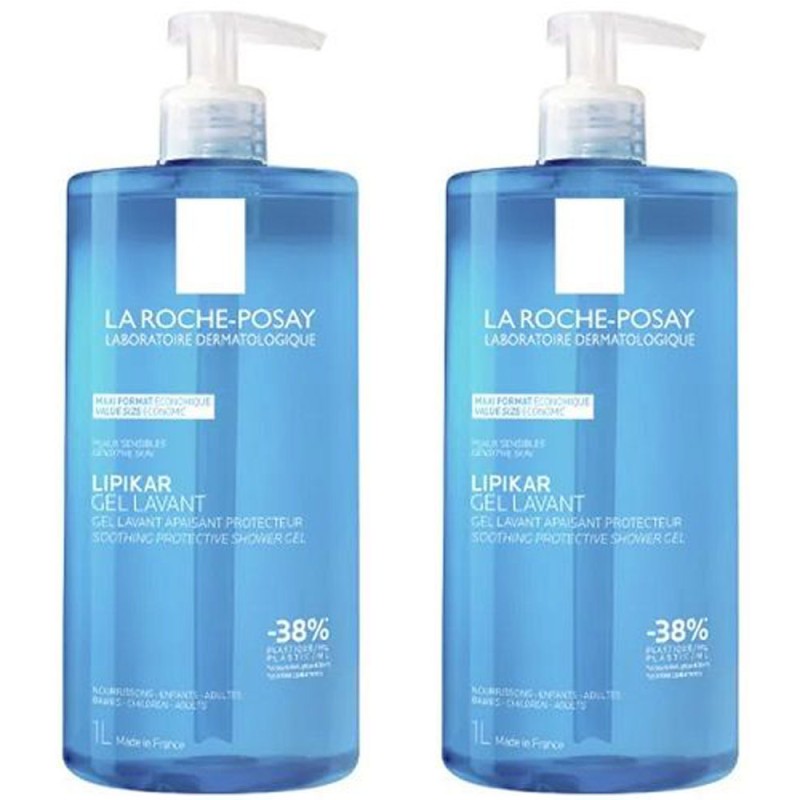 La Roche-Posay Lipikar Gel 1000ml + 1000ml Duplo