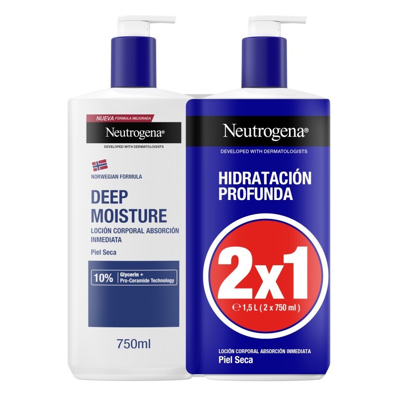 Neutrogena Hidratacion Profunda 750 ml + 750ml Duplo