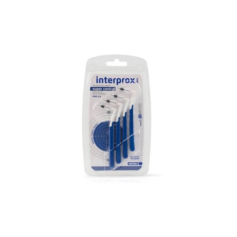 Interprox Plus Super Conical PHD 2.0 4 unidades Cepillos Interdentales