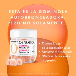 Oenobiol Gummies Solar 2 en 1 60 Gominolas