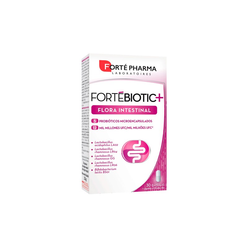 Forté Pharma Fortebiotic+ Flora Intestinal 30 Cápsulas