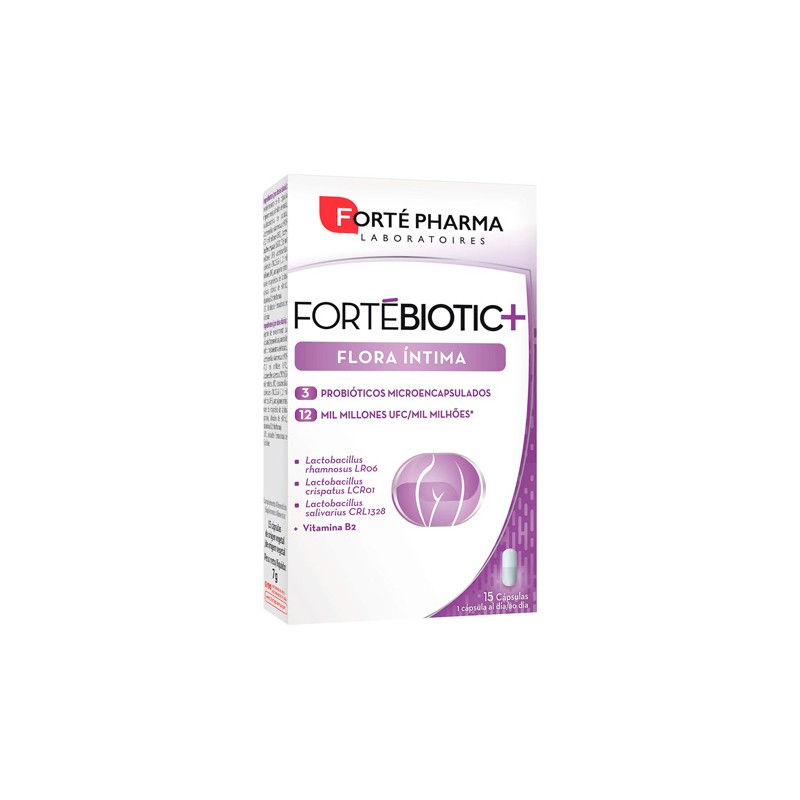 Forté Pharma Fortebiotic+ Flora Íntima 15 Cápsulas