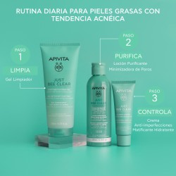 Apivita Just Bee Clear Gel Limpiador Purificante 200 ml