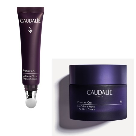 Caudalie Rutina Premier Cru Antiedad La Crema Seca 50ml + Contorno de ojos 15ml 2025