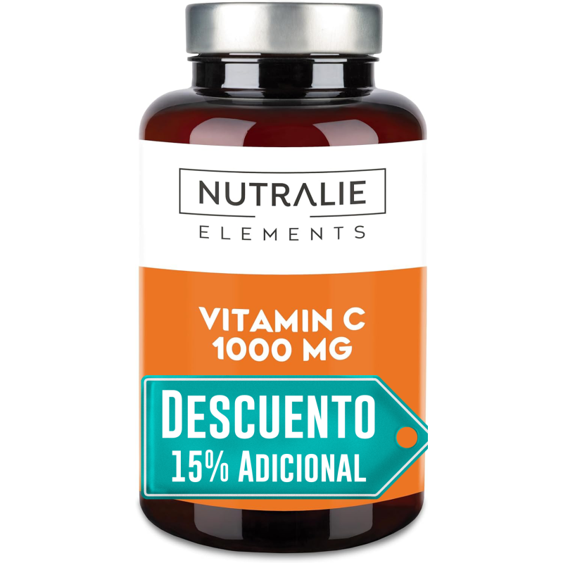 Nutralie Vitamina C 1000 mg Rosa Canina Antioxidante 180 Cápsulas