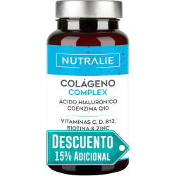 Nutralie Colágeno Complex Hidrolizado Con Ácido Hialurónico 60 Cápsulas