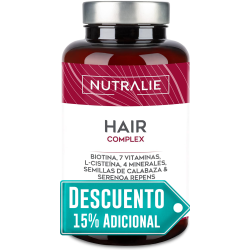 Nutralie Hair Complex + Biotina Vitaminas Para El Cabello 90 Cápsulas