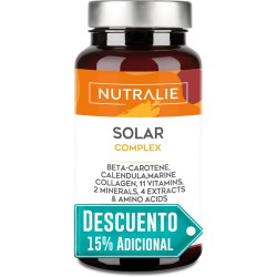 Nutralie Solar Complex Con Colágeno Bronceador Y Protector 30 Cápsulas