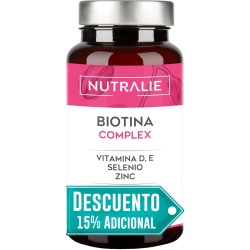 Nutralie Biotina Con Vit D Y E Pelo, Piel, Uñas 120 Cápsulas