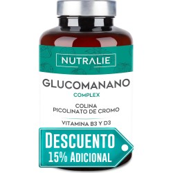 Nutralie Glucomanano Complex Picolinato de Cromo y Colina 120 Cápsulas