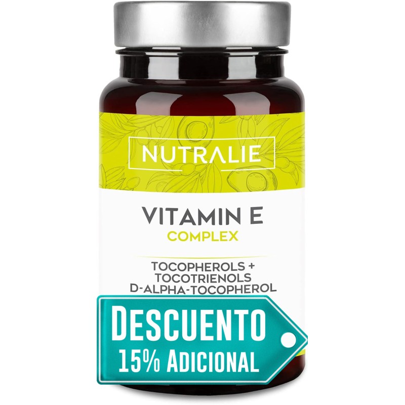 Nutralie Vitamina E Con Tocotrienoles y Tocoferoles 60 Perlas