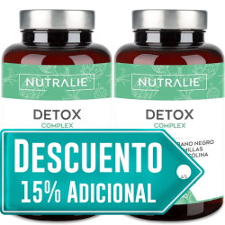 Nutralie Detox Complex Detoxificante Depurativo 90 Cápsulas + 90 Cápsulas Duplo