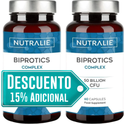 Nutralie Biprotics Complex 50 Billones UFC 60 Cápsulas + 60 Cápsulas Duplo